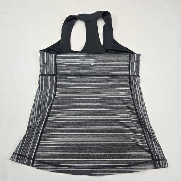 Lululemon Women's Scoop Neck Magnum Space Dye/Gray Tank Size 10 - Picture 2 of 10